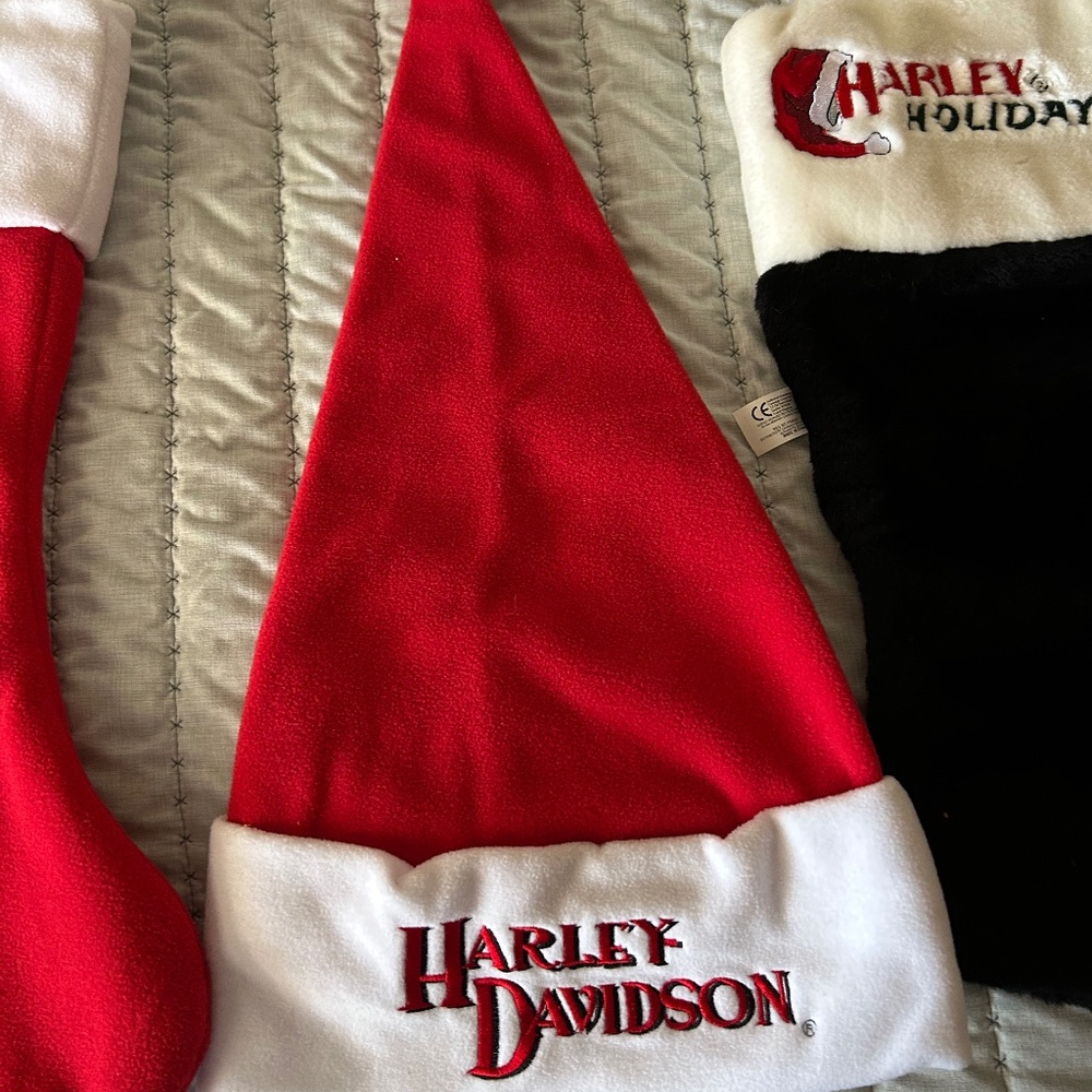Harley Davidson X-mass hat
